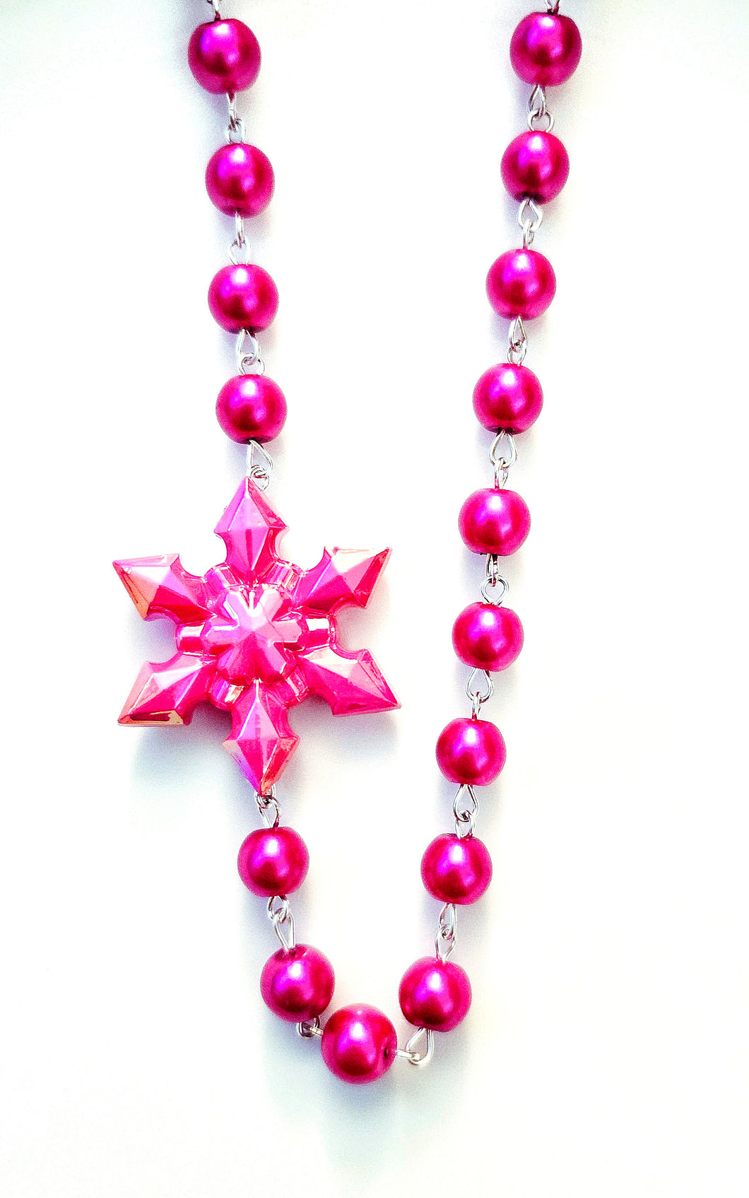 Hot Pink Snowflake