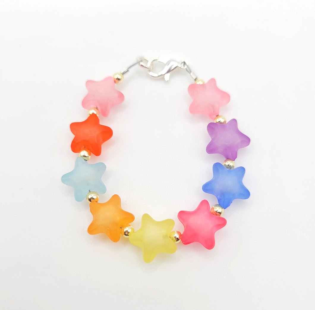 Rainbow Matte Stars