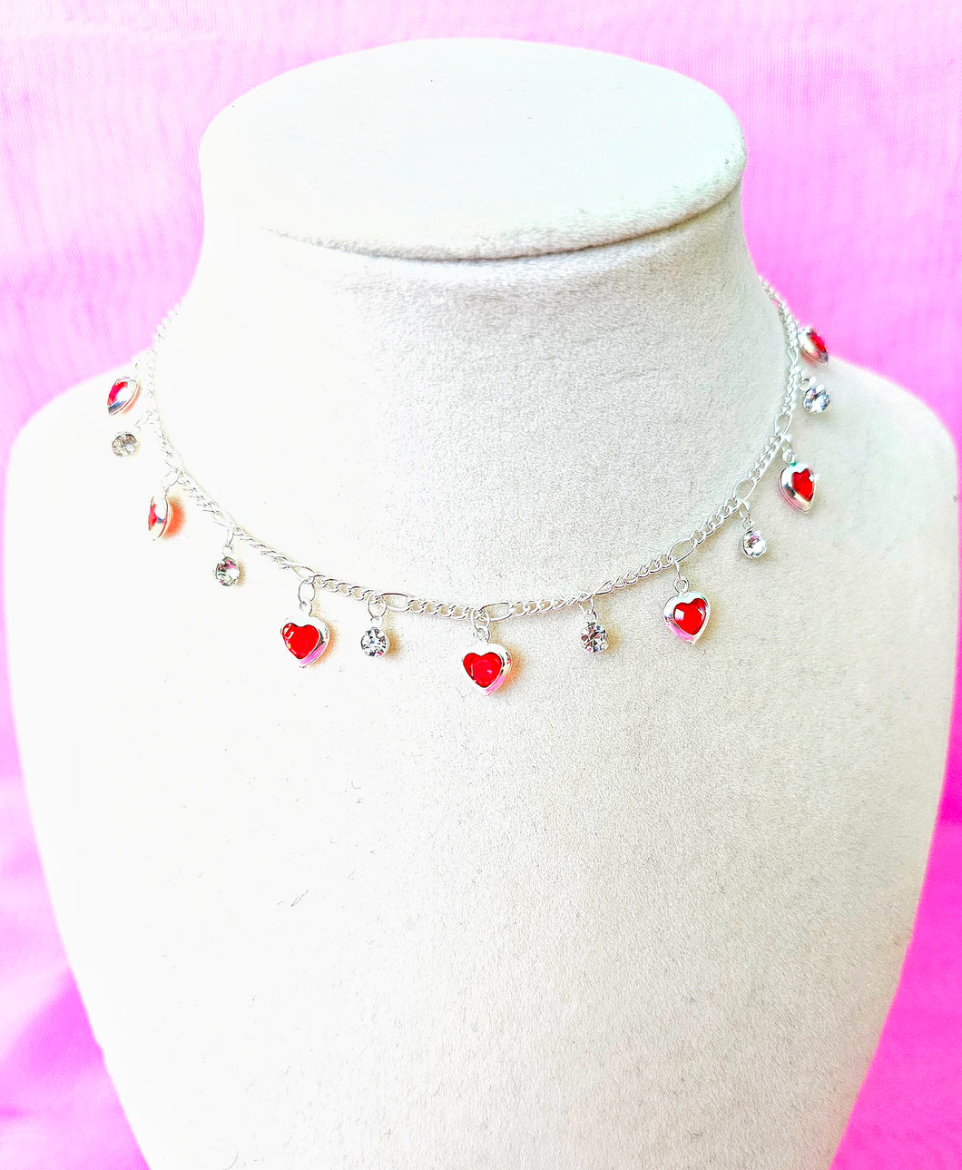 Red Hearts Dangle