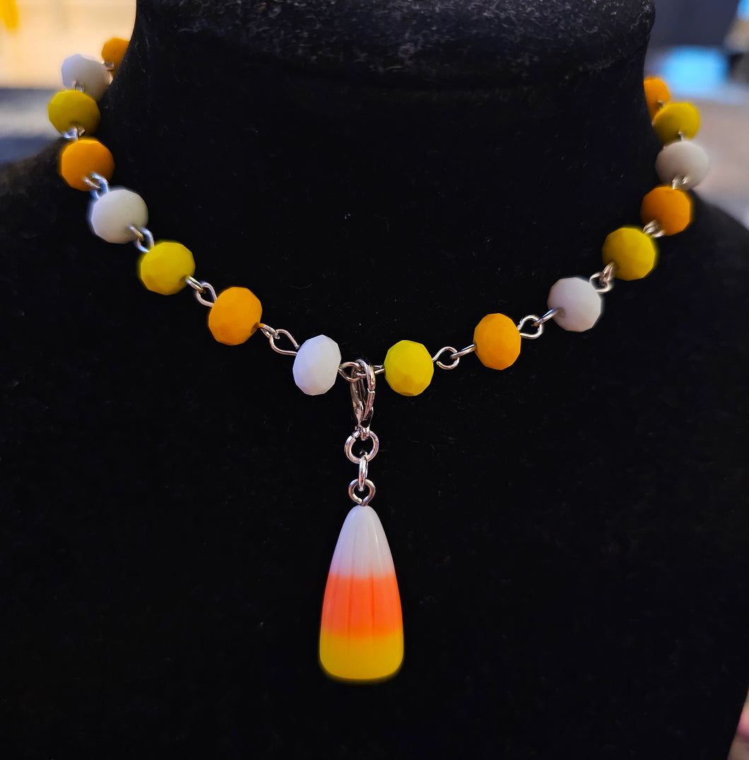 Candy Corn Necklace